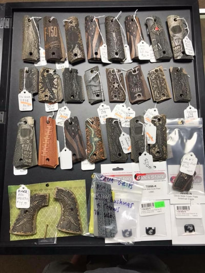 Custom made gun grips, 9 Guns, Anderson, Indiana